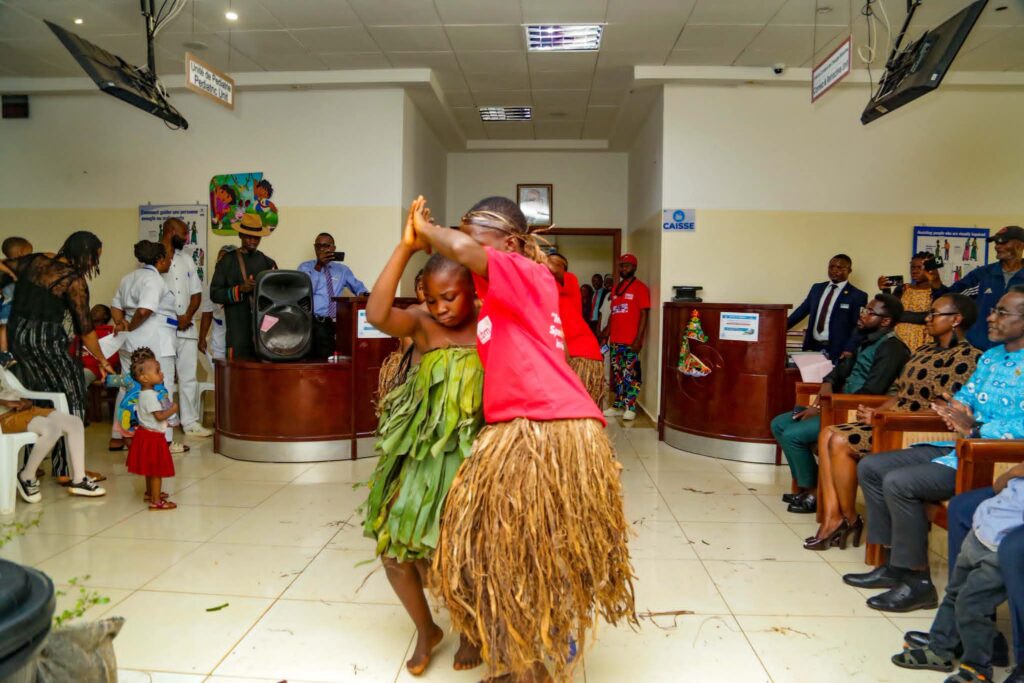 Forest children performing at MICEI