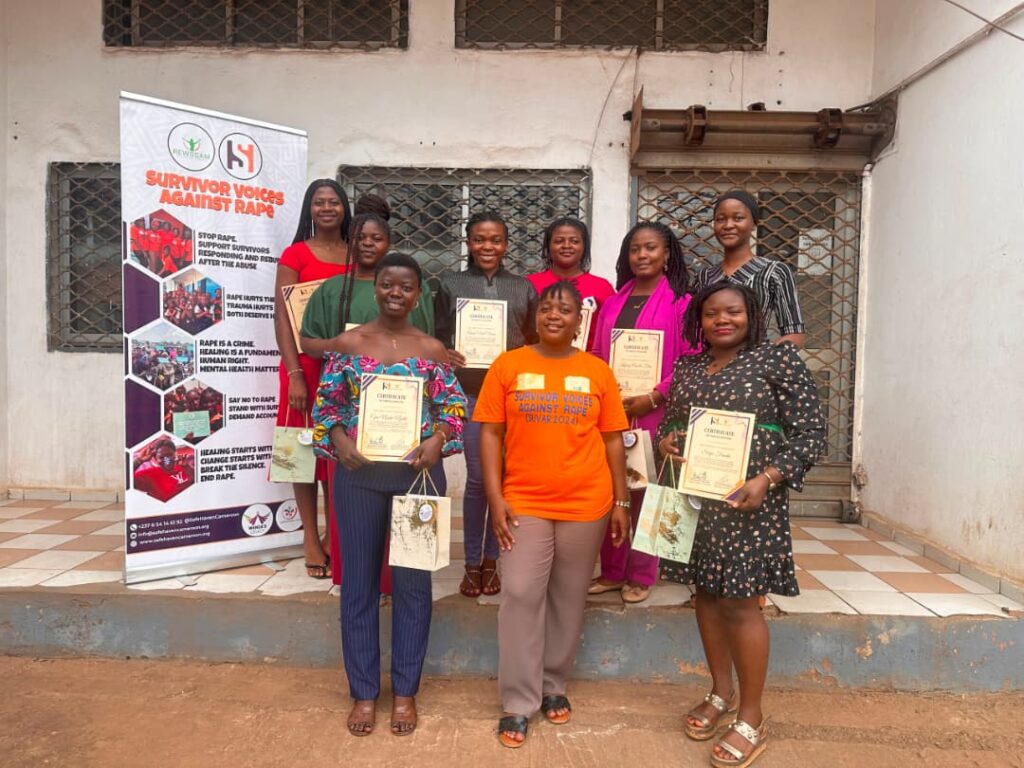 HIPERS 2026 Participants brandishing certificates alongside SHF Founder, Dinayen Emilien